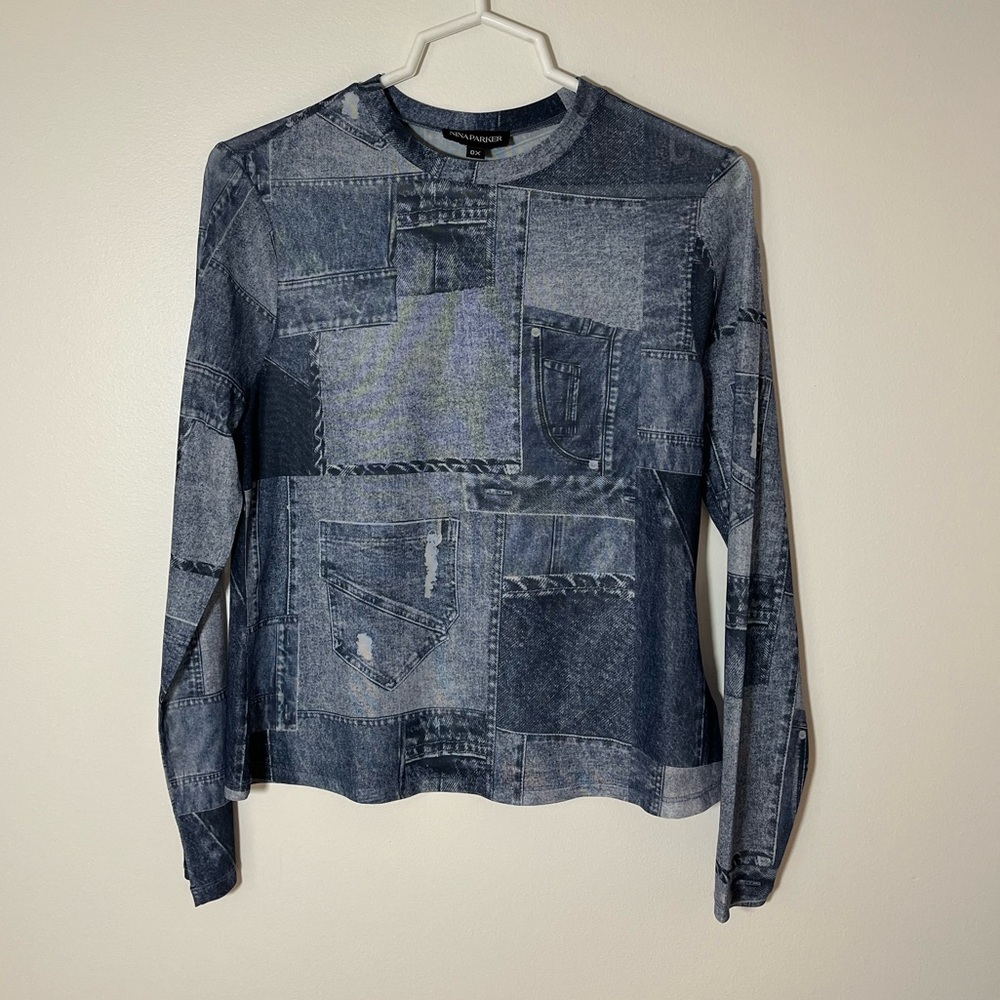 2 for $20 SALE ! Nina Parker long sleeve top Size S